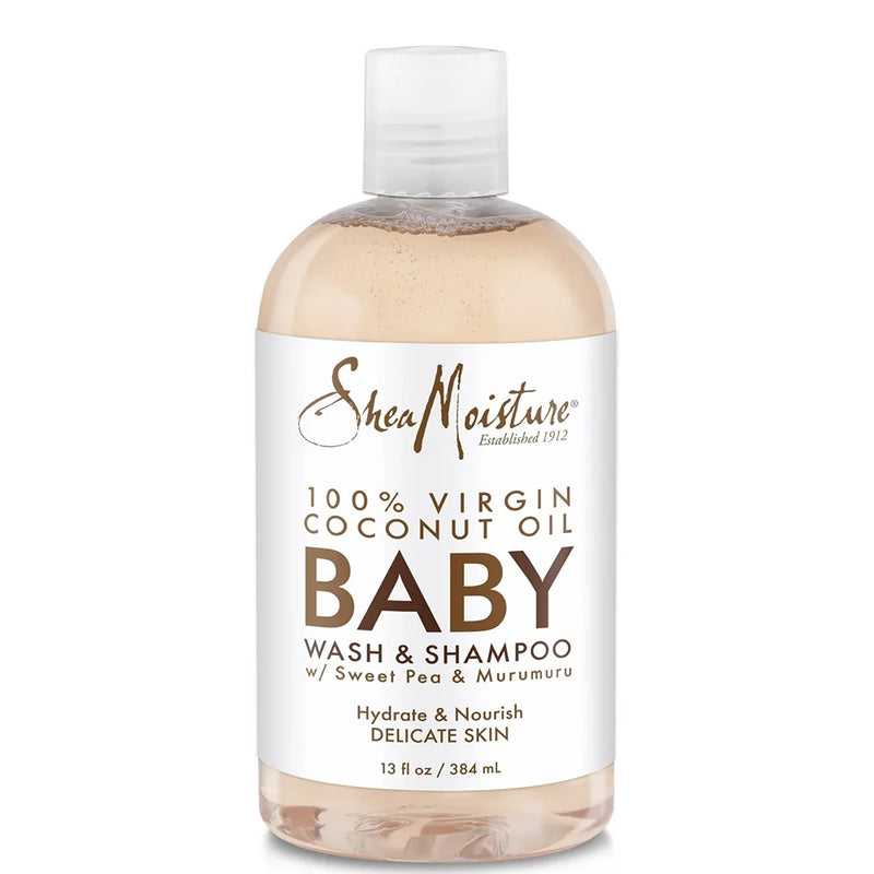 Shea Moisture Baby 100% Virgin Coconut Oil Wash & Shampoo 13oz