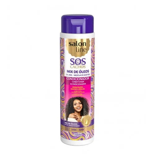 Salon Line SOS Cachos Mix De Oleos Condicionador 300ml