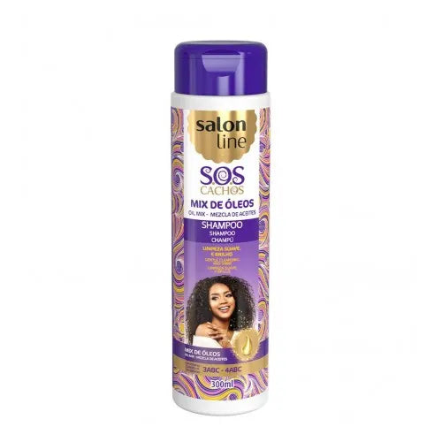 Salon Line SOS Cachos Mix De Oleos Shampoo 300ml