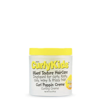 Curly Kids Mixed Texture HairCare Curl Poppin Creme 6oz