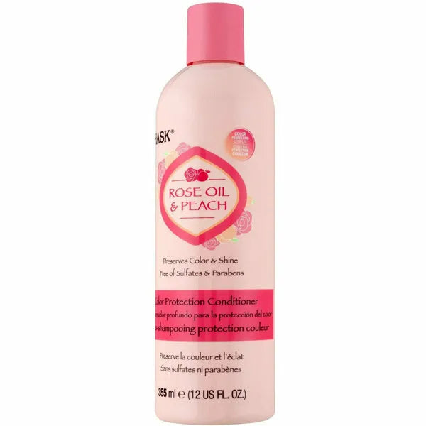 Hask Rose Oil & Peach Color Protection Conditioner 12oz