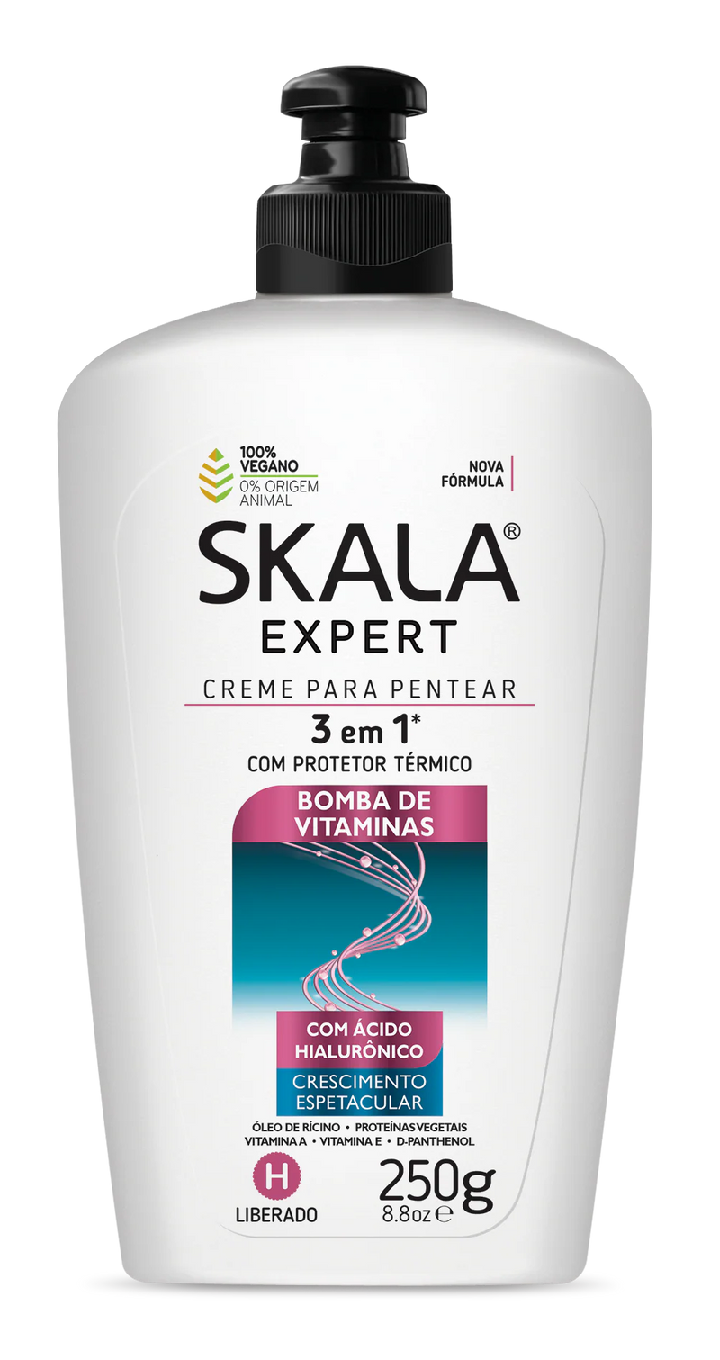 Skala Creme Para Pentear 3em1 Bomba De Vitaminas 8.8oz