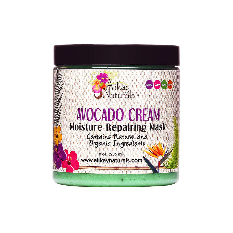 Alikay Naturals Avocado Cream Moisture Repairing Mask 8oz
