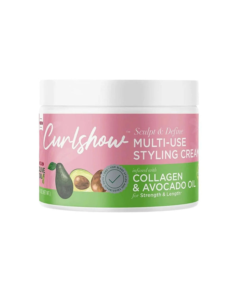 ORS CurlShow Sculpt & Define Multi-Use Styling Cream With Collagen & Avocado Oil 12oz