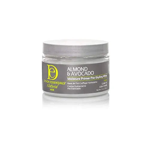 Design Essentials Natural Almond & Avocado Moisture Primer Pre-Styling Whip 12oz