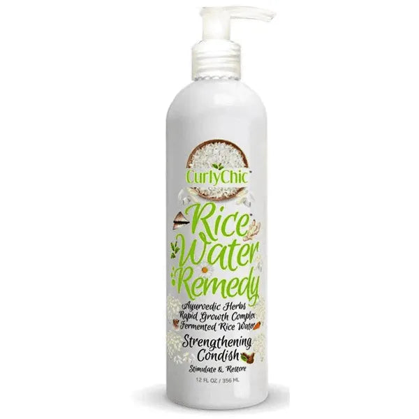 Curly Chic Rice Water Remedy Strengthening Condish Stimulate & Restore 12oz