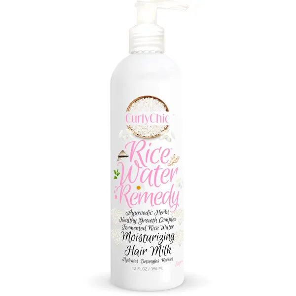 Curly Chic Rice Water Remedy Moisture Milk Stimulate & Restore 8oz