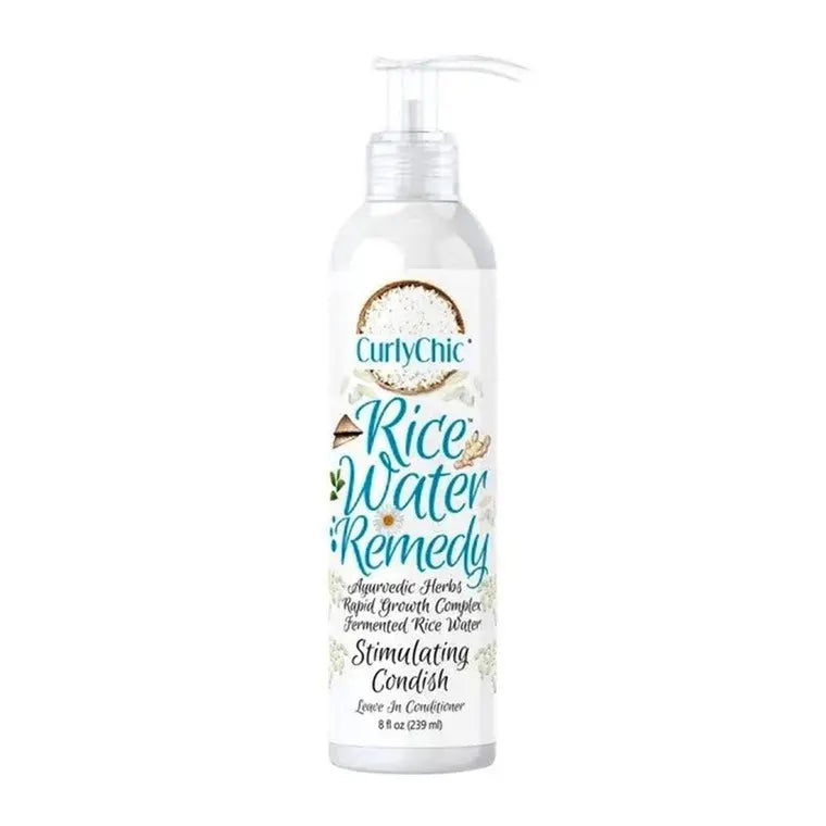Curly Chic Rice Water Remedy Stimulating Condish Leave-In Conditioner 8oz
