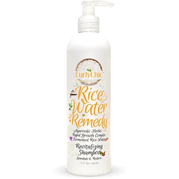 Curly Chic Rice Water Remedy Revitalizing Shampoo Stimulate & Restore 8oz
