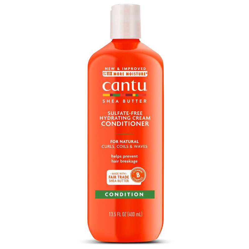 Cantu Shea Butter Natural Sulfate Free Hydrating Cream Conditioner 13.5 Oz.