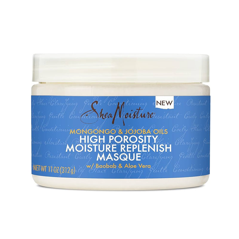 Shea Moisture Mongongo & Jojoba Oils HIght Porosity Moisture Replenish Masque 11oz