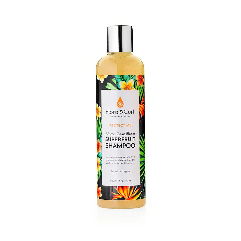 Flora & Curl African Citrus Bloom Super Fruit Shampoo 10.1oz