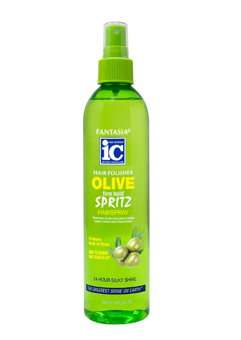Fantasia Ic Hair Polisher Olive Firm Spritz 10oz