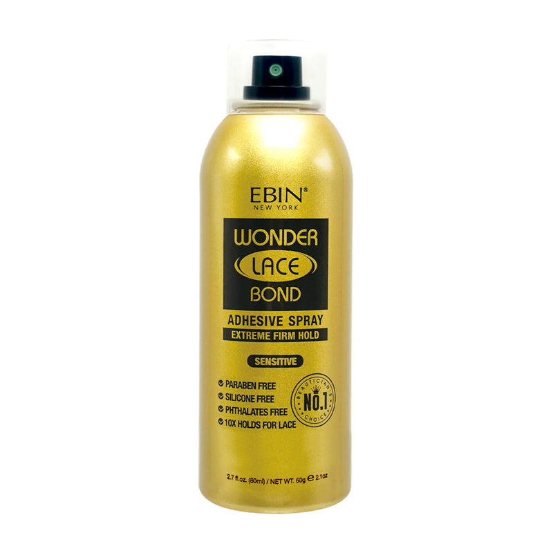 EBIN Wonder Lace Bond Adhesive Spray Extreme Firm Hold Senstive 2.1oz