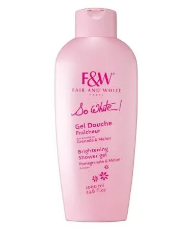 Fair & White Gel So White Gel Douche Brightening Shower Gel 33.8oz