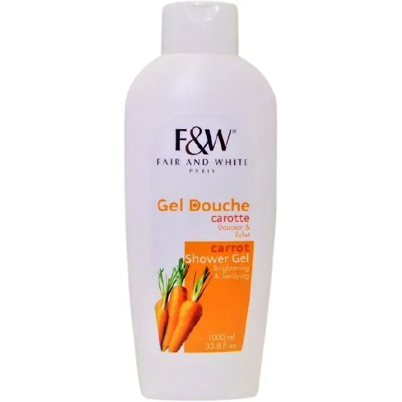 Fair & White Gel So White Gel Douche Carrot Brightening & Tonifying 33.8oz