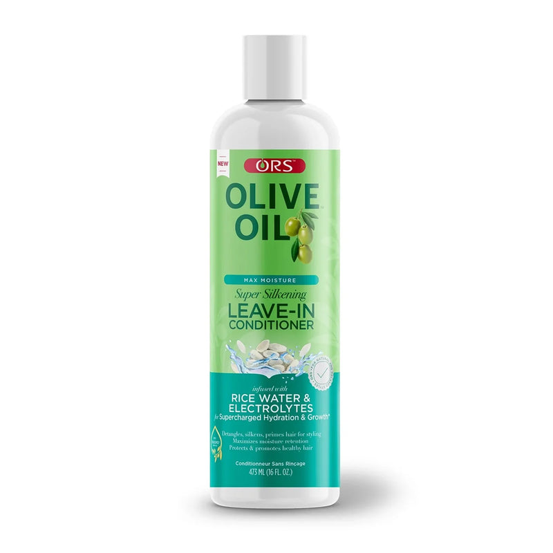 ORS Olive Oil Super Silkening Leave - In Conditioner Rice Water & Electrolytes 16oz