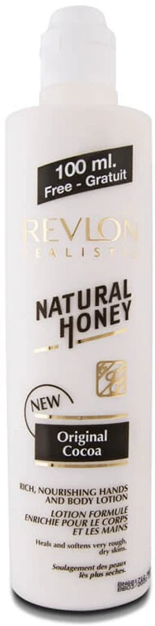 Revlon Realistic Natural Honey Original Cocoa Hand & Body Lotion 500ml