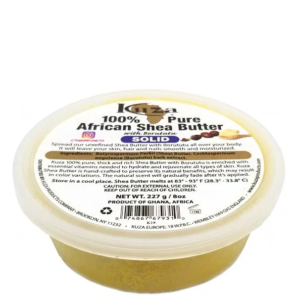 Kuza 100% Pure African Shea Butter Solid 8oz