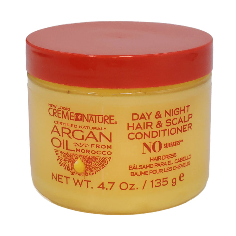 Creme Of Nature Argan Oil Day & Night Hair & Scalp Conditioner 4.7oz