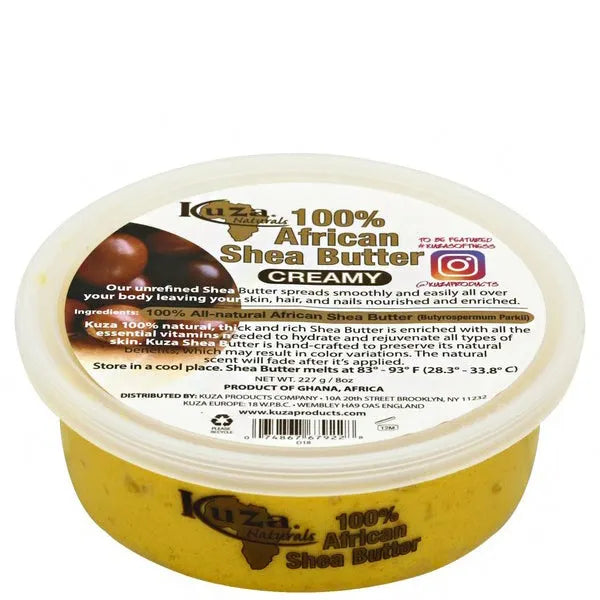 Kuza 100% Pure African Shea Butter Creamy 8oz