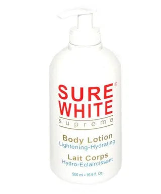 Sure White Supreme Body Lotion Lightening Hydrating 16.9oz