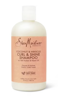 Shea Moisture Coconut & Hibiscus Curl & Shine Shmapoo 13oz