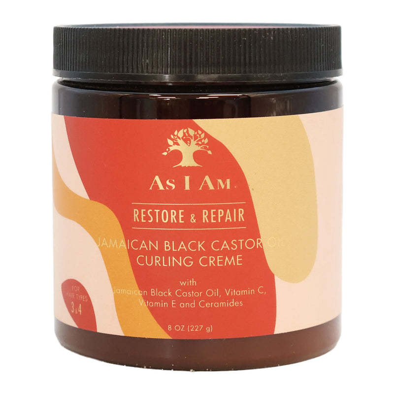 As I Am Jamaican Black Castor Curling Creme 8oz