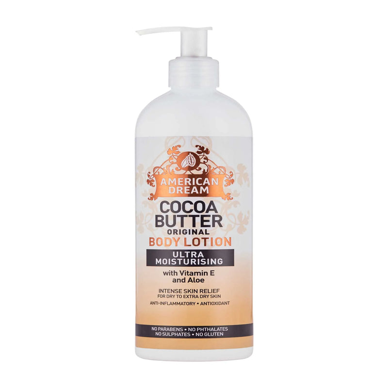 Amercian Dream Cocoa Butter Body Lotion Ultra Moisturising With Vitamin E & Aloe 16oz