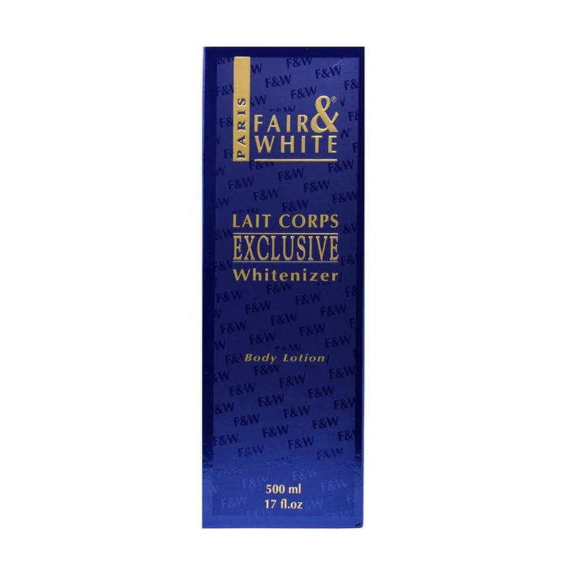 Fair & White Lait Corps Exclusive Whitenizer Brightening Body Lotion 17oz