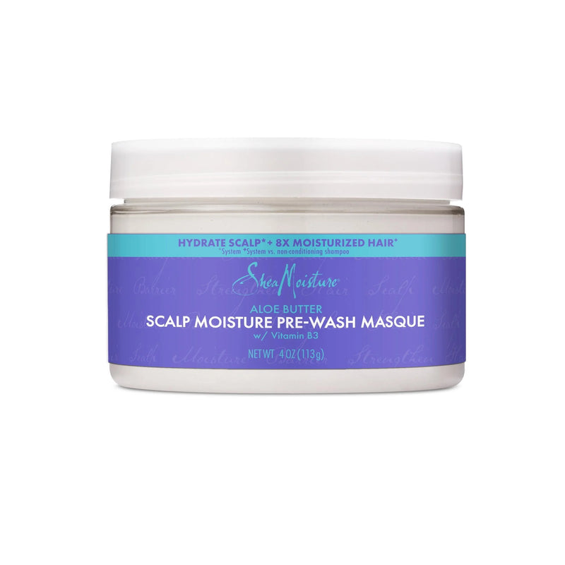Shea Moisture Aloe Butter Sclap Moisture Pre Wash Masque 4oz