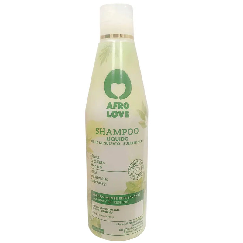 Afro Love Nourishing Shampoo Mint Eucalytus Rosemary 16oz