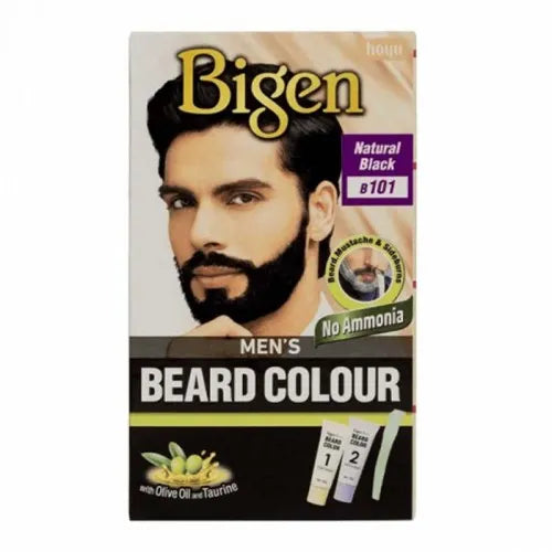 Bigen Men's Beard Color Natural Black B101