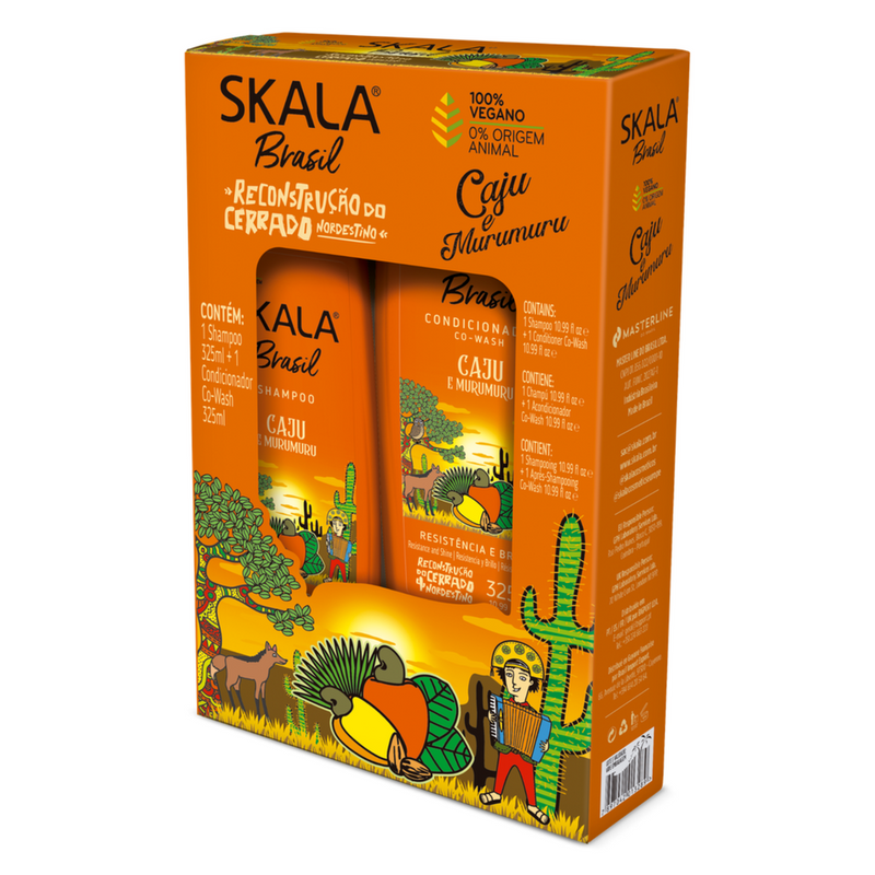 Skala Brasil Caju Shampoo + Conditioner 10.99oz