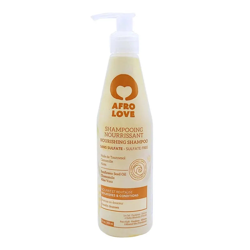 Afro Love Nourishing Shampoo Sunflower Seed Oil Chamomile Aloe Vera 16oz