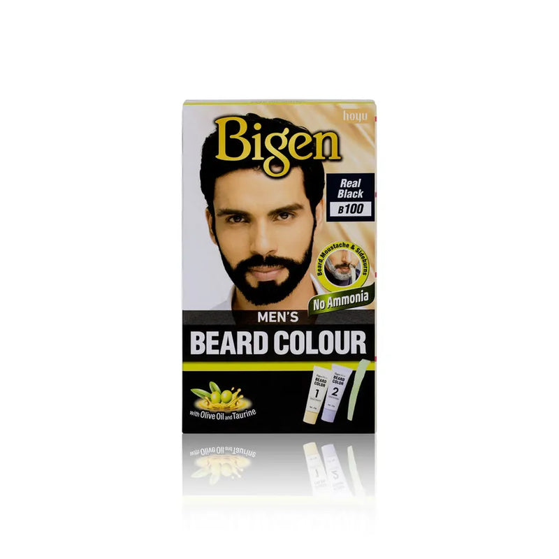 Bigen Men's Beard  Color Real Black B100