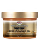 African Pride Black Castor Miracle Growth Protection Formula Braid, Lock & Twist Gel 8oz