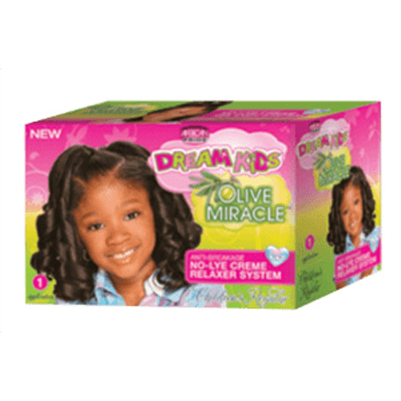 African Pride Dream Kids O/M Relaxer Kit Reg