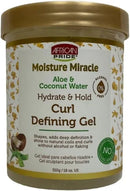 African Pride Moisture Miracle Aloe & Coconut Water Hydrate & Hold Curl Defining Gel 18oz