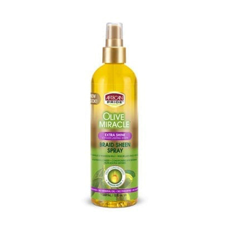 African Pride New - Braid Sheen Spray Extra 12oz