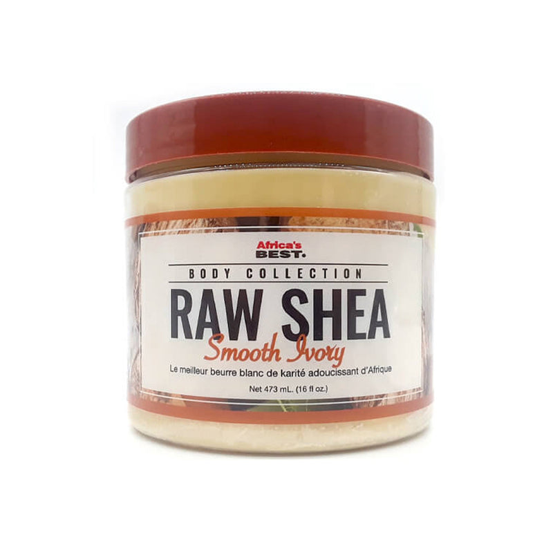 Africas Best Body Collection Raw Shea Smooth Ivory 16oz