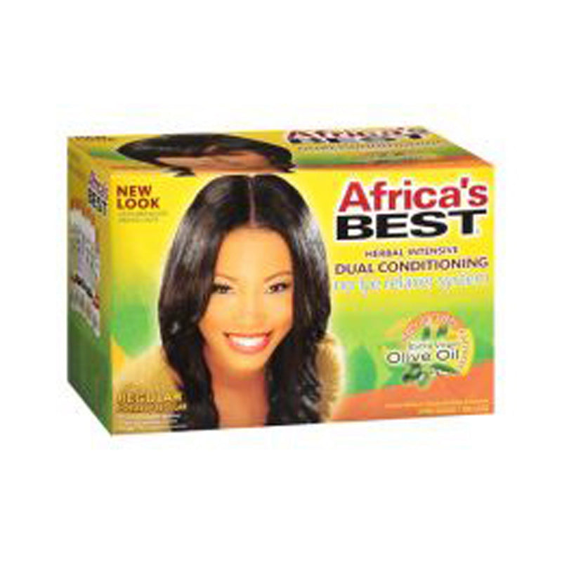 Africas Best Relaxer Kit Regular Yellow (New)