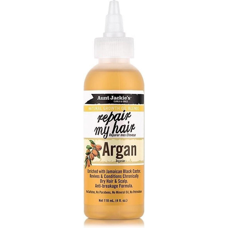 Aunt Jackies Nat. Argon Oil 4 Oz.