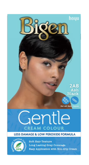 Bigen Gentle Cream Hair Color 2AB ASH Black
