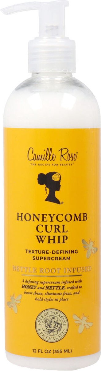 Camille Rose HoneyComb Curl Whip Texture Defining SuperCream 12oz