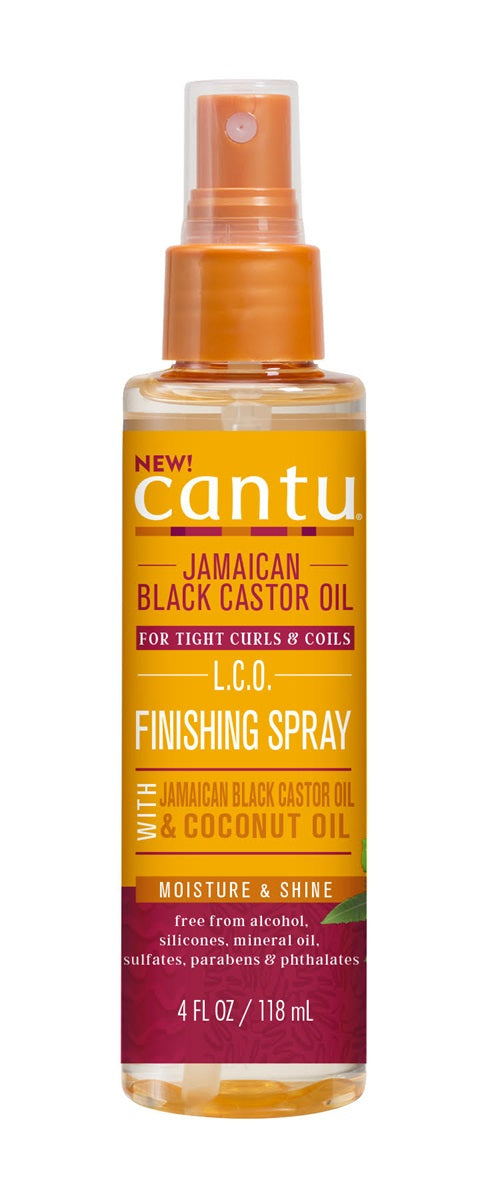 Cantu Jamaican Black Castor Oil L.C.O. Finishing Spray 4oz