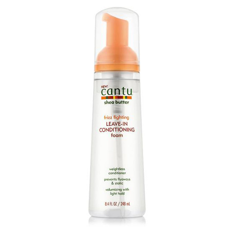 Cantu Shea Butter Leave-in Cond. Foam 8.4 Oz.