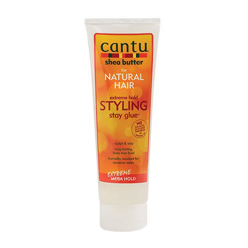 Cantu Shea Butter Natural Styling Stay Glue Gel 8 O.z