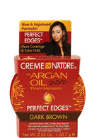Creme Of Nature Argan Oil Perfect Edges Dark Brown 2.25oz