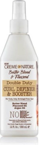 Creme Of Nature Butter Blend & Flaxseed Curl Definer & Booster 12oz